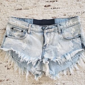 One Teaspoon Jean Shorts